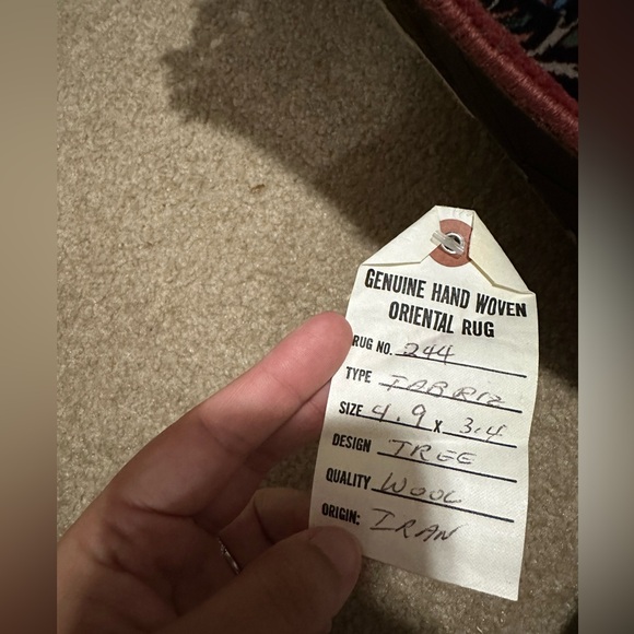 Persian Hand-Knotted Tabriz Wool Rug 4.9 x 3.4 - Picture 5 of 5